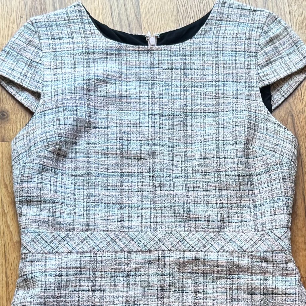 Banana Republic Tweed Fitted Sheath Dress